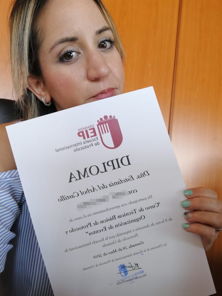 diploma escuela internacional de protocolo